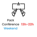 Pack Complet conférence Week-end (13h-22h)